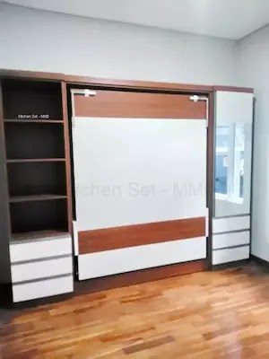 Wallbed multifungsi, tempat tidur lipat ke dinding untuk kamar berukuran kecil